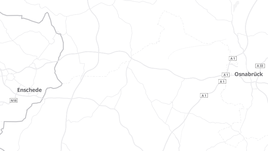 Map of the job locations