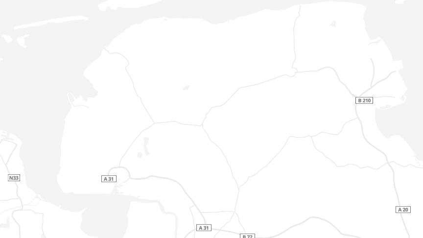 Map of the job locations