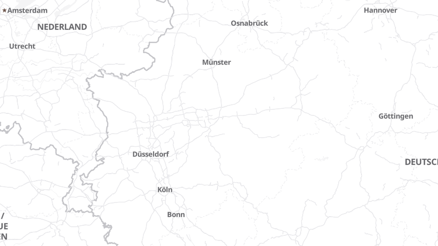 Map of the job locations