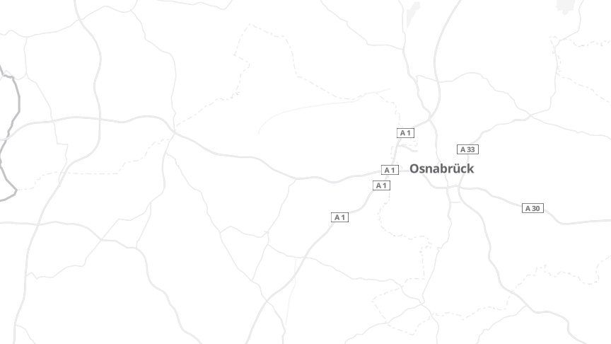 Map of the job locations