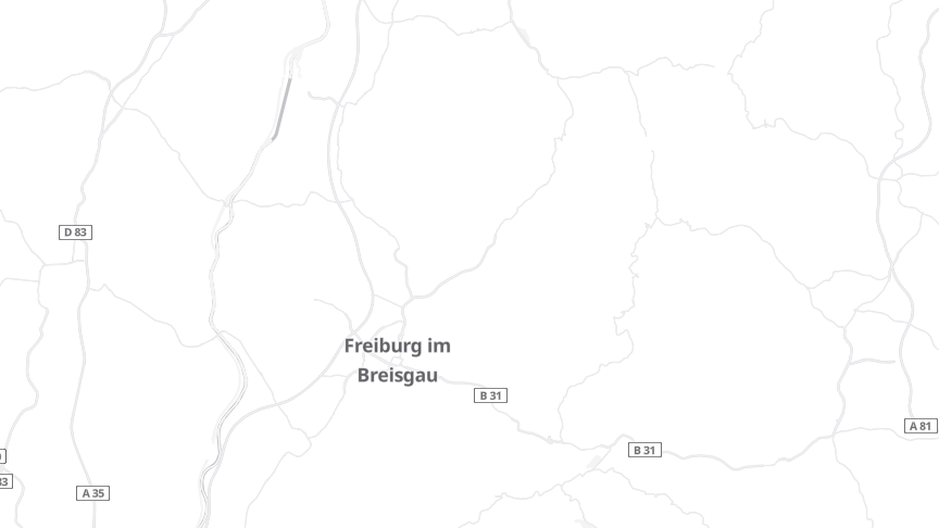 Map of the job locations