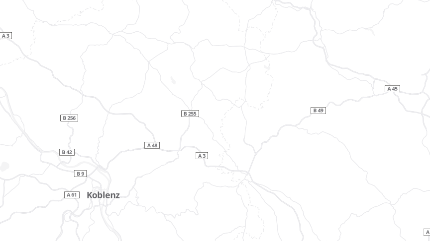 Map of the job locations