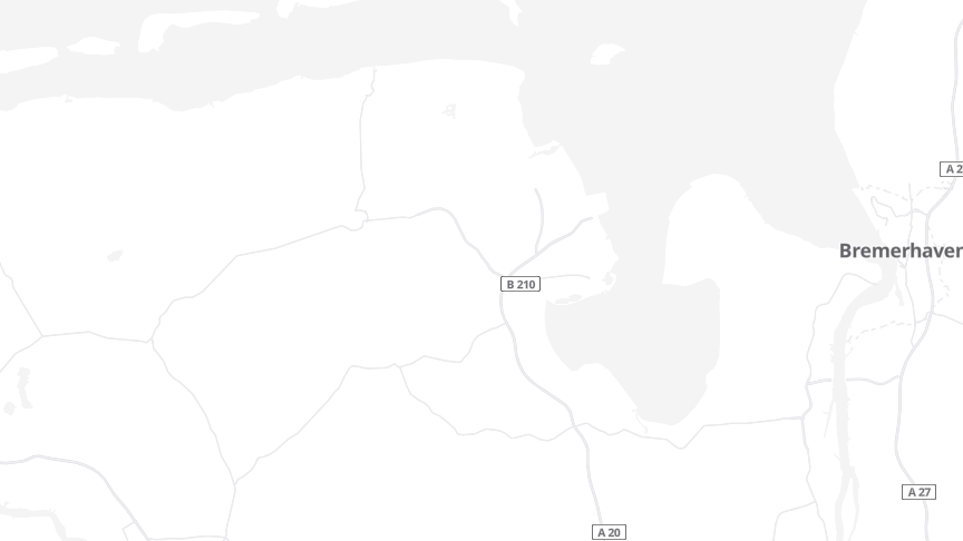Map of the job locations
