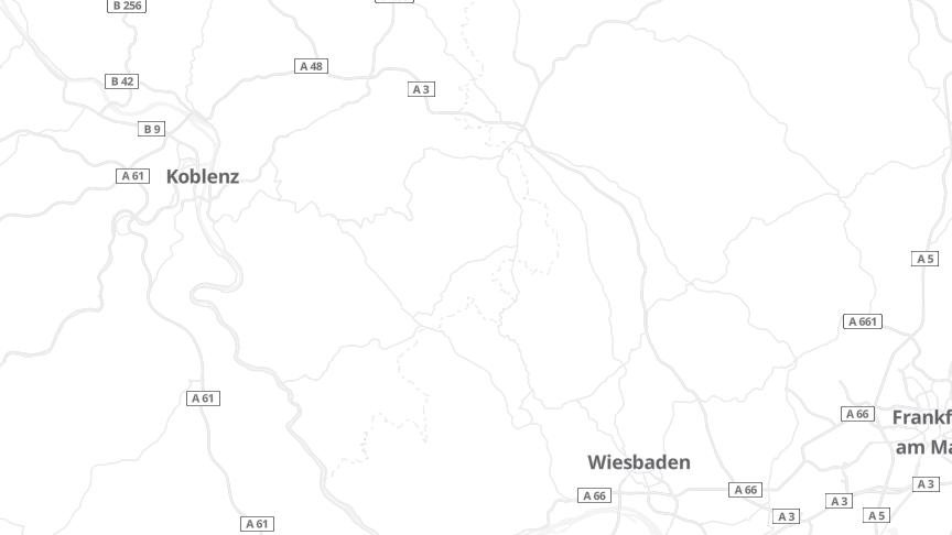 Map of the job locations