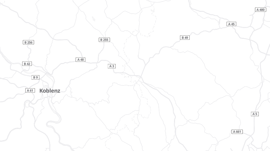 Map of the job locations