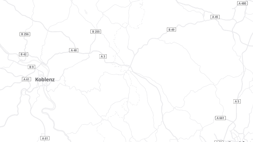 Map of the job locations