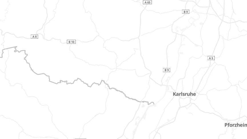 Map of the job locations