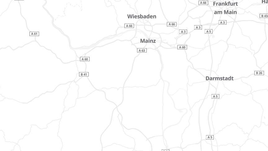 Map of the job locations