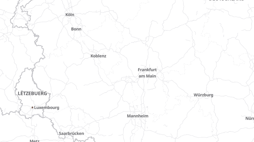 Map of the job locations