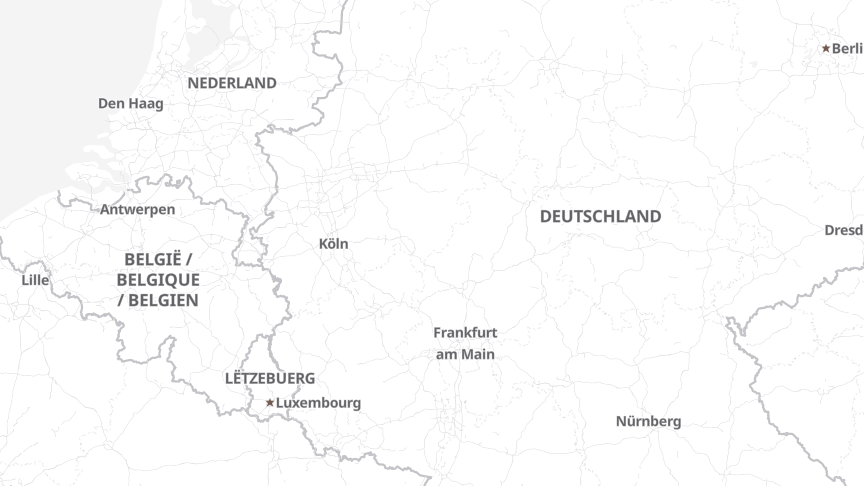 Map of the locations of LVM Versicherung