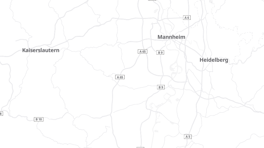 Map of the job locations