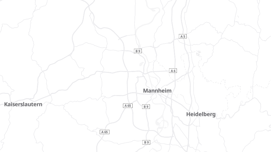 Map of the job locations