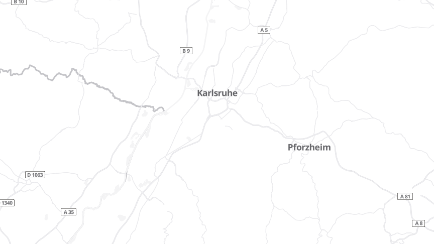 Map of the job locations