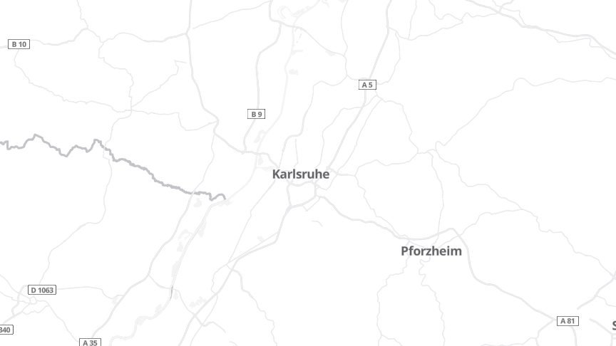 Map of the job locations