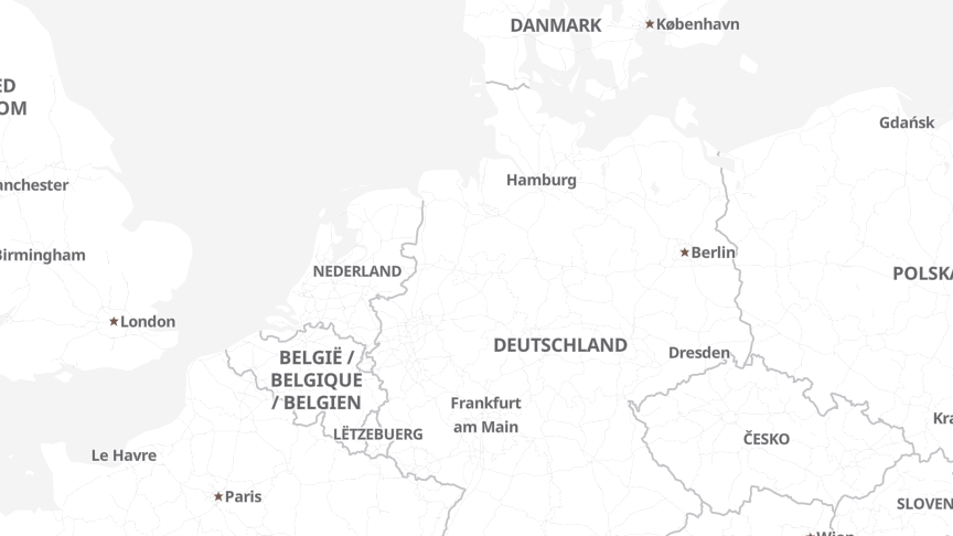 Map of the locations of Vaps GmbH