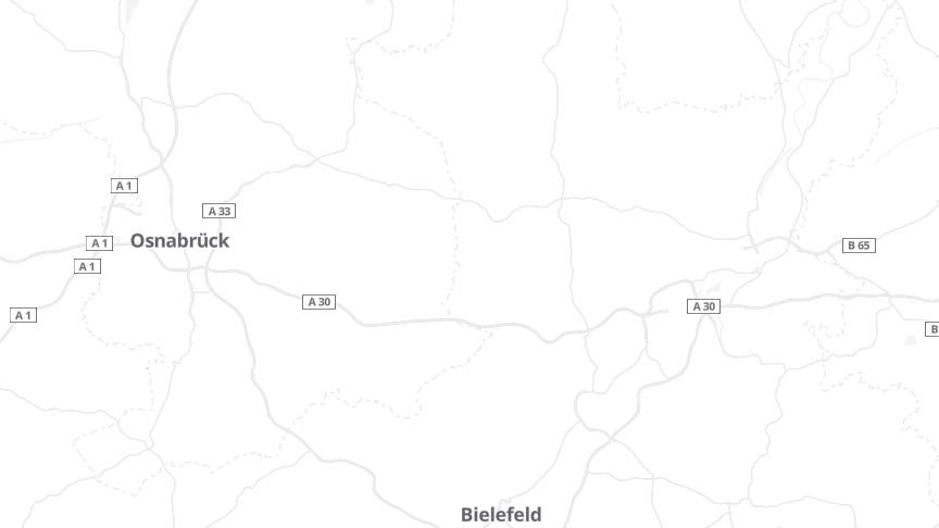 Map of the job locations