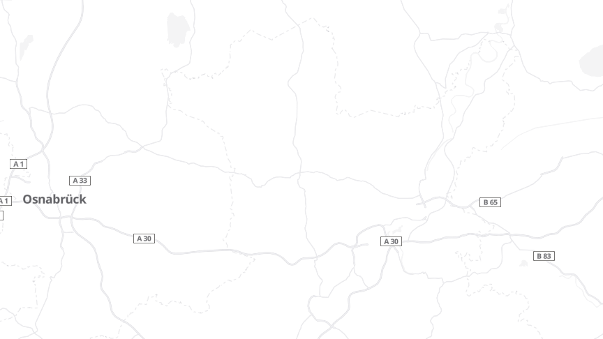 Map of the job locations