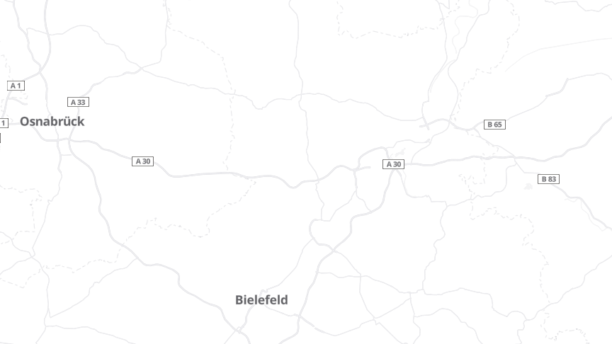 Map of the job locations