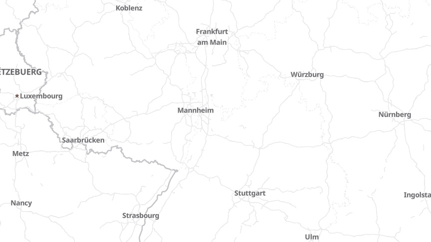 Map of the locations of Landratsamt Rhein-Neckar-Kreis