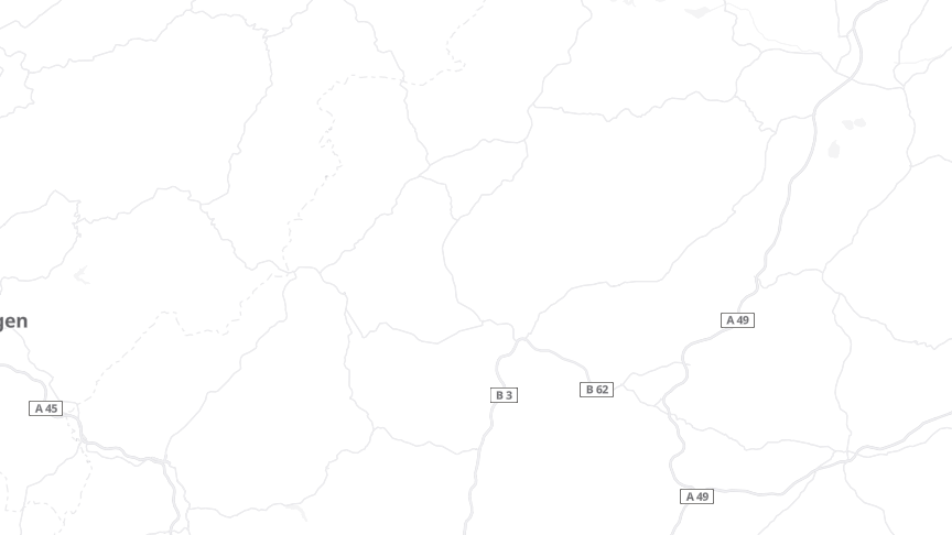 Map of the job locations