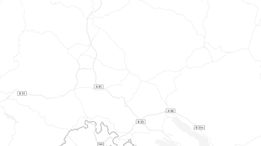 Map of the job locations
