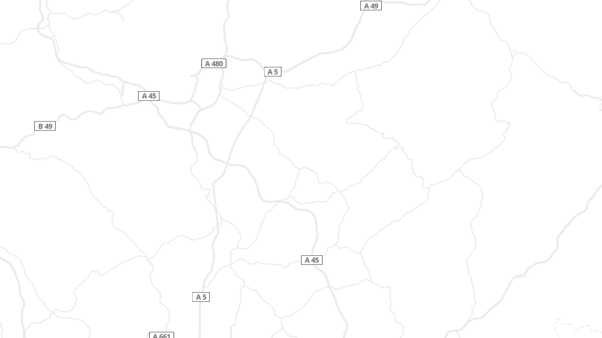 Map of the job locations