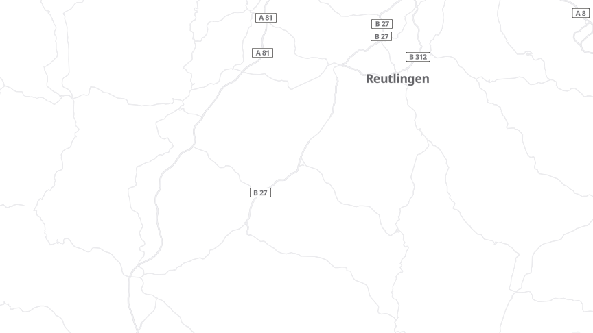 Map of the job locations