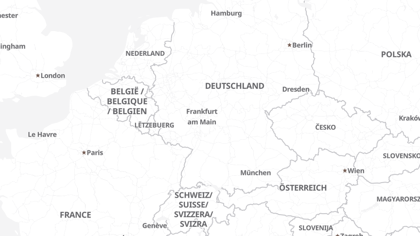 Map of the locations of Sybit