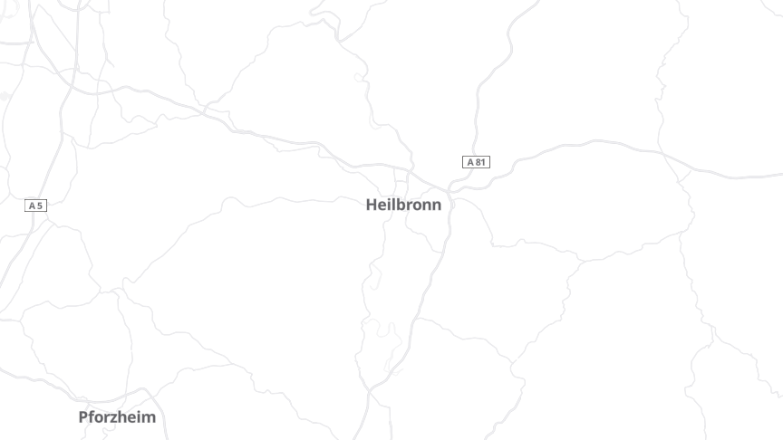 Map of the job locations