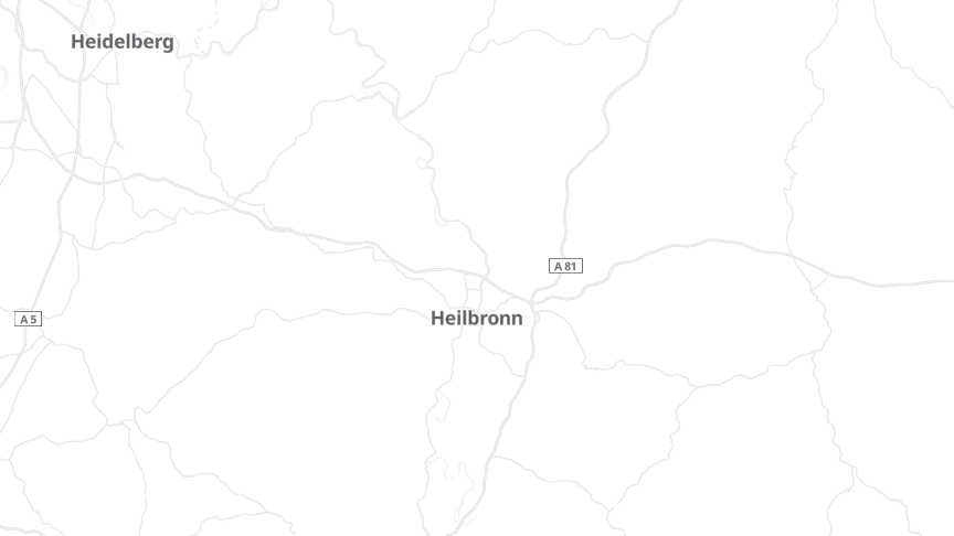 Map of the job locations