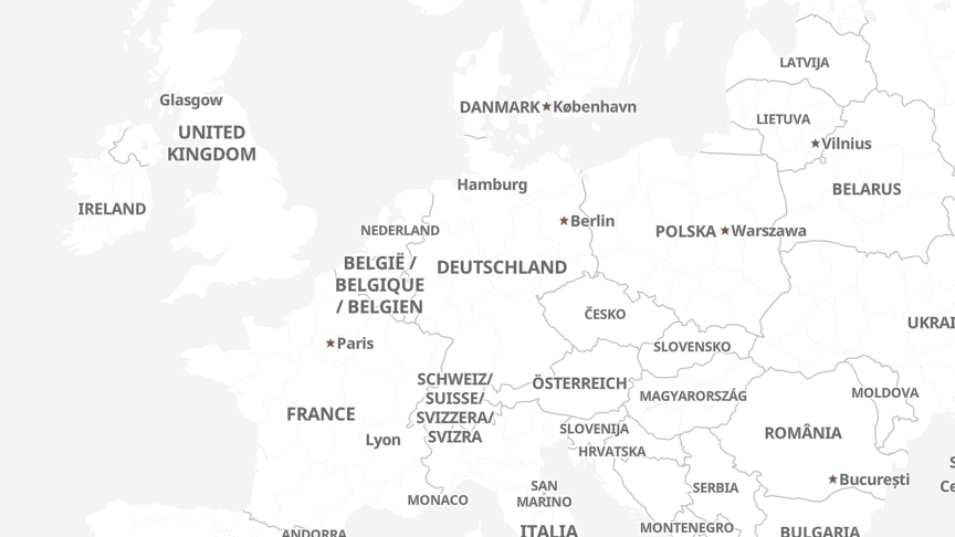 Map of the locations of Weiss IT Solutions GmbH