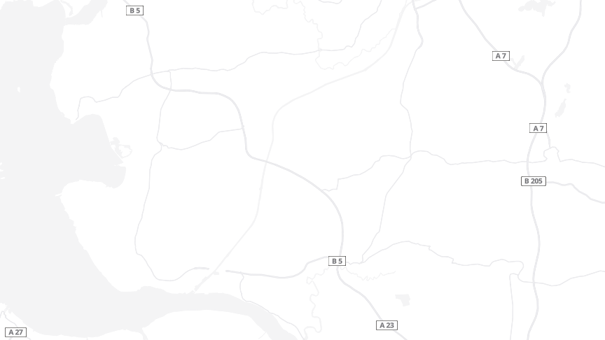 Map of the job locations