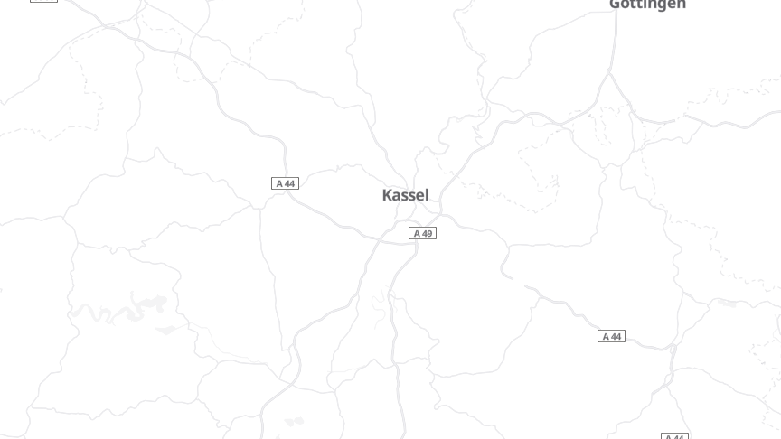 Map of the job locations