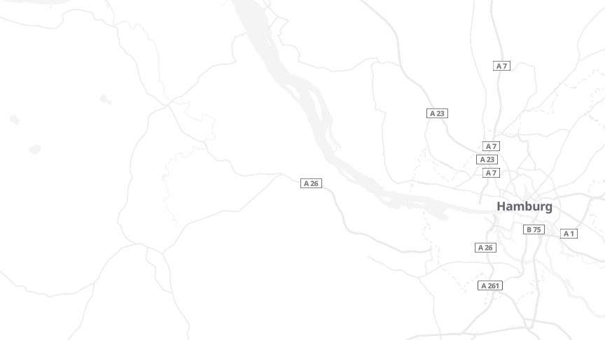 Map of the job locations