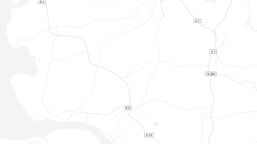 Map of the job locations
