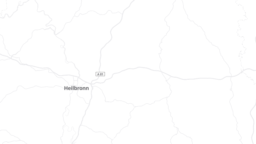 Map of the job locations