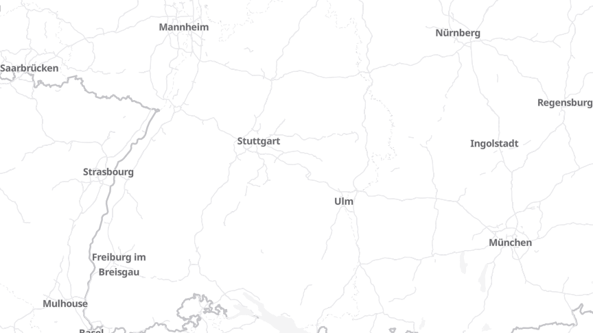 Map of the job locations
