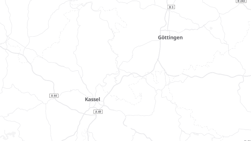 Map of the job locations