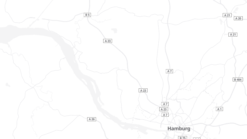 Map of the job locations