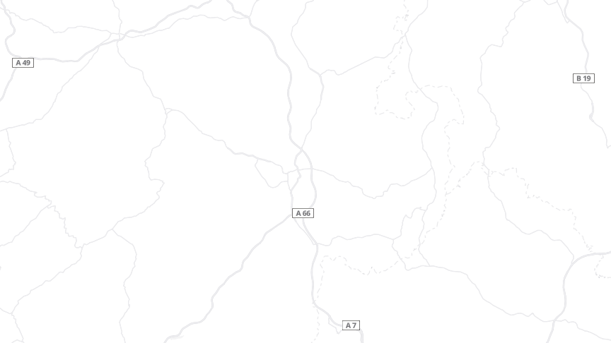 Map of the job locations