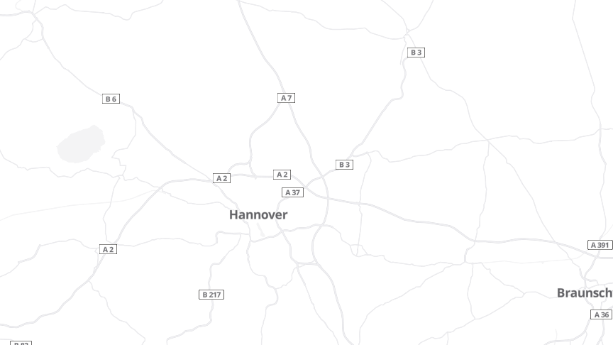 Map of the job locations