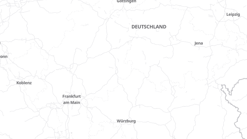 Map of the job locations