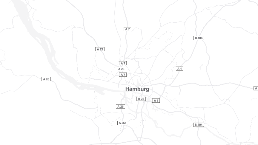 Map of the job locations