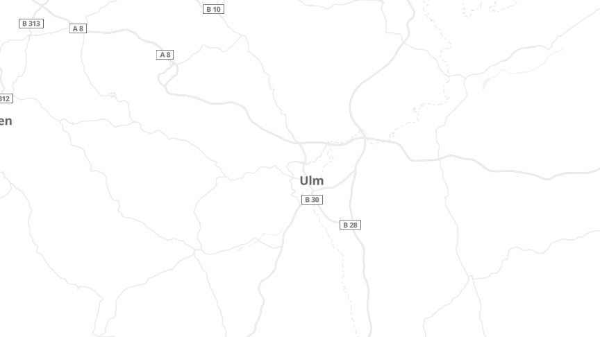 Map of the job locations