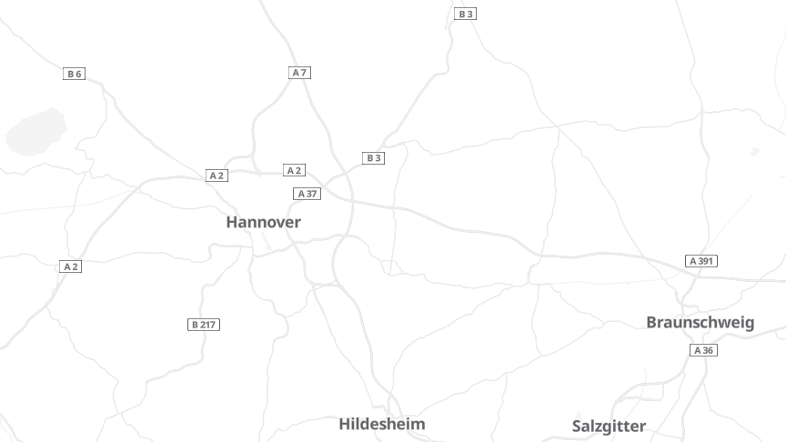 Map of the job locations