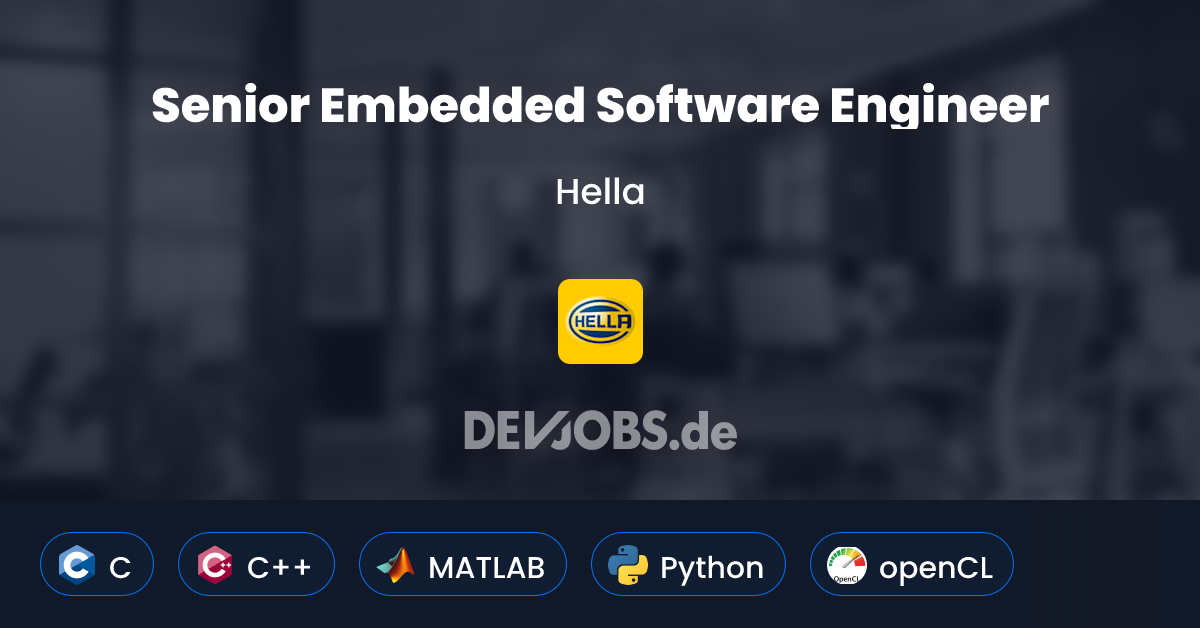 Senior Embedded Software Engineer at Hella | DEVjobs.de