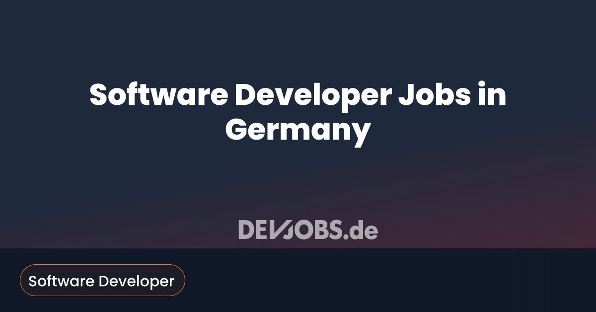 Software Developer Jobs in Germany - DEVjobs.de