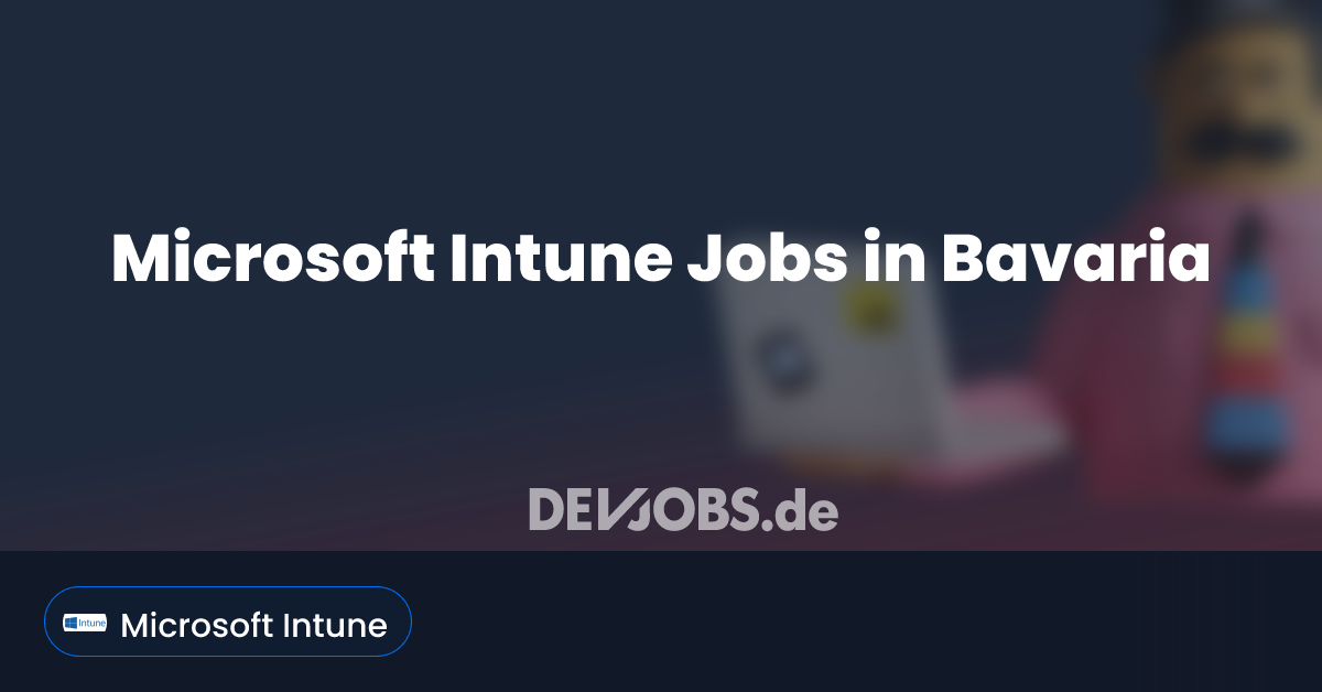 Inune Icon Microsoft Intune Jobs in Bavaria - DEVjobs.de